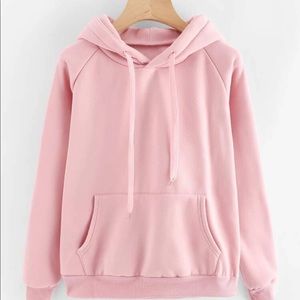 Pink hoodie